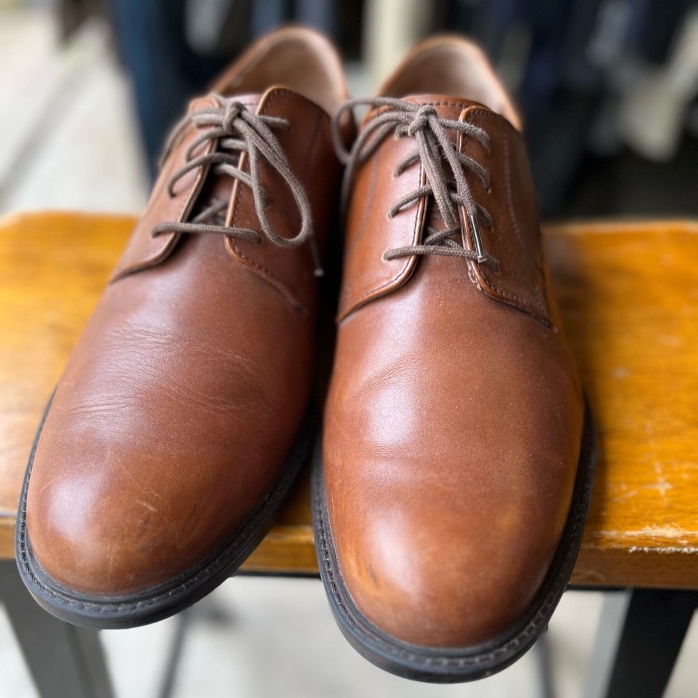 Johnston & Murphy leather oxfords, 12M